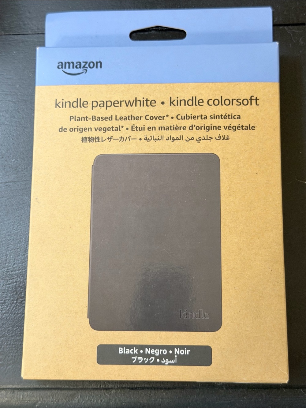 Amazon Kindle Paperwhite Plant-Based Leather Cover - Black